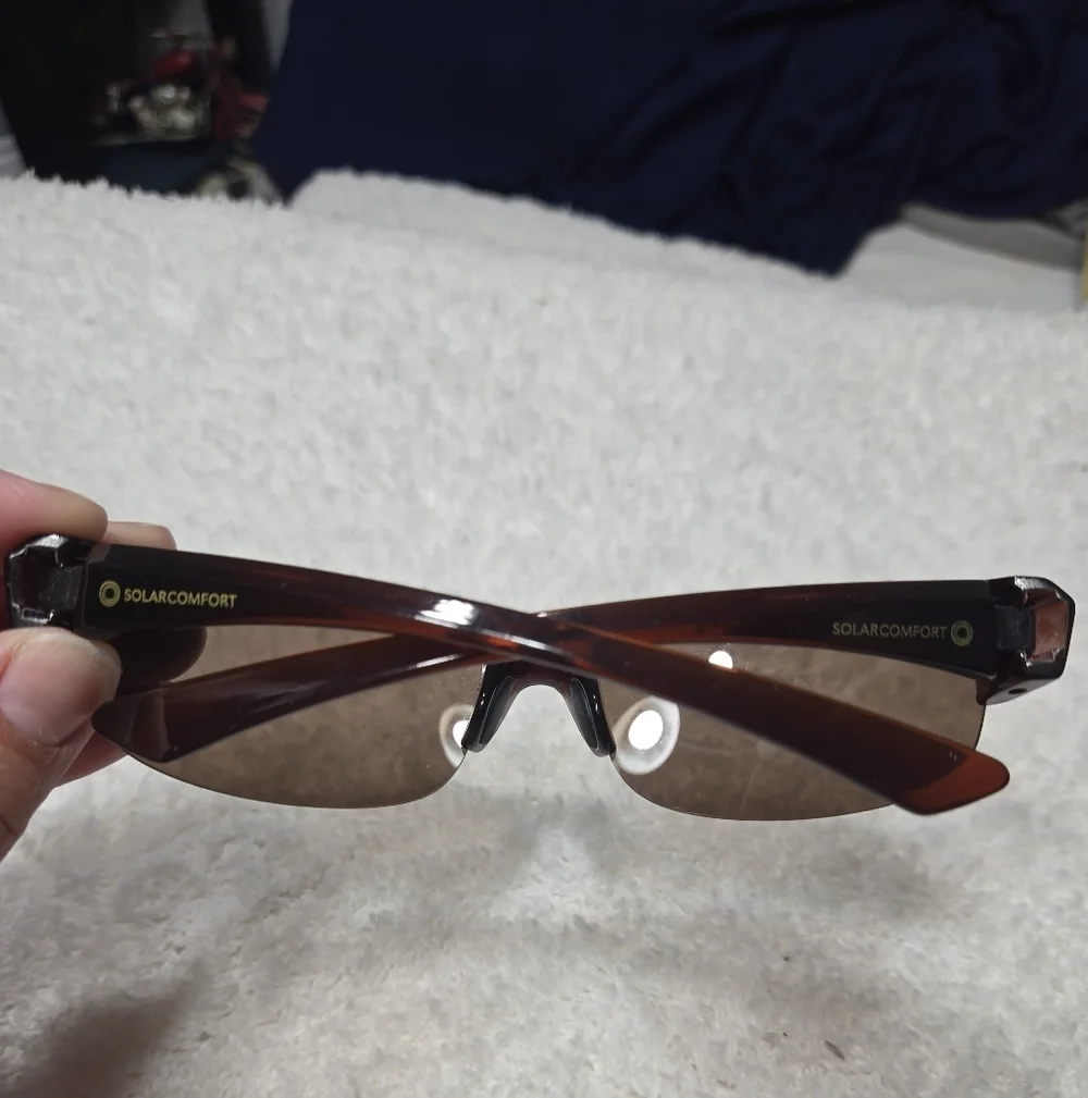Solar Comfort Half Rim Sunglasses Polarized